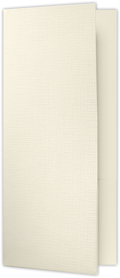 Natural Linen 4 x 9 Mini Folders