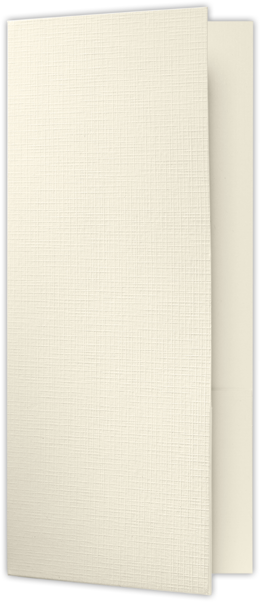 Natural Linen 4 x 9 Mini Folders