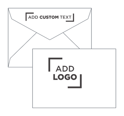 Gold Metallic 32lb 4 Bar V Flap Envelopes (3 5/8 x 5 1/8)