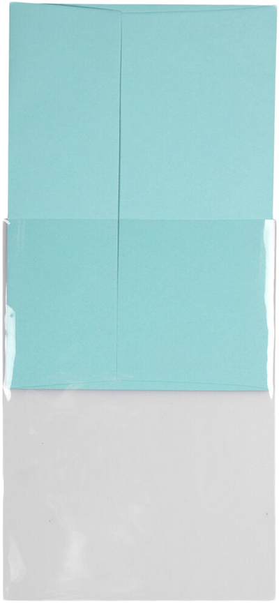 Clear 1.6mil A1 Invitation Cello No Flap Envelopes (3 13/16 x 5 3/16)
