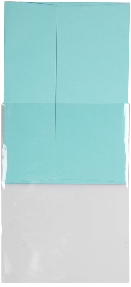 Clear 1.6mil A1 Invitation Cello No Flap Envelopes (3 13/16 x 5 3/16)