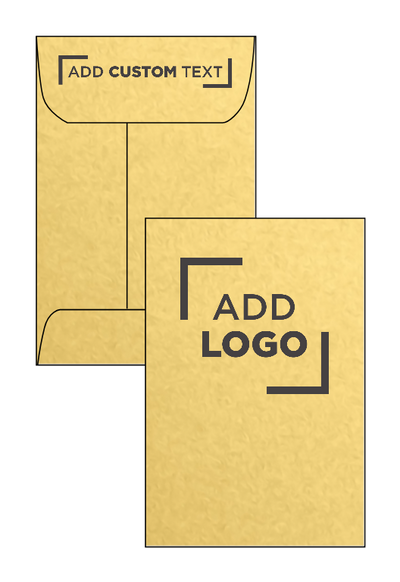 Gold Metallic 32lb #4 Coin Envelopes (3 x 4 1/2)