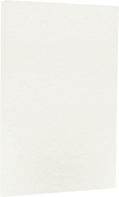 White Parchment 65lb 8 1/2 x 14 Cardstock