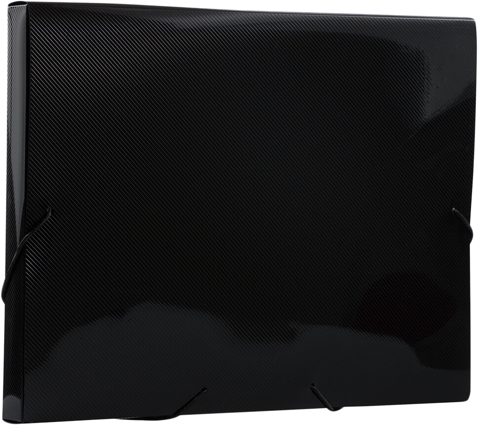 Black Letter 9 7/8 x 13 x 1 Plastic Booklet Action Case Portfolios