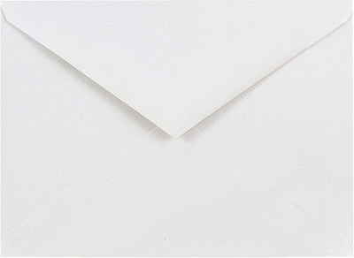White 24lb Cougar A6 Invitation V Flap Premium Envelopes (4 3/4 x 6 1/2)