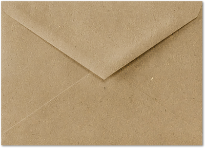 Grocery Bag 28lb 4 Bar V Flap Envelopes (3 5/8 x 5 1/8)