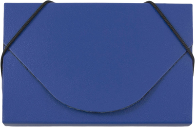 Matte Blue Chipboard Business Card Case - 20 Card Capacity