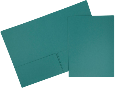 Teal 9 x 12 Matte Folders