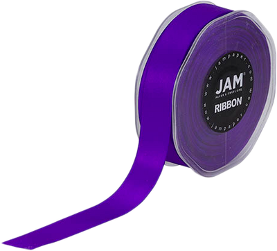 Purple Satin 7/8 Inch x 25 Yards Ribbon
