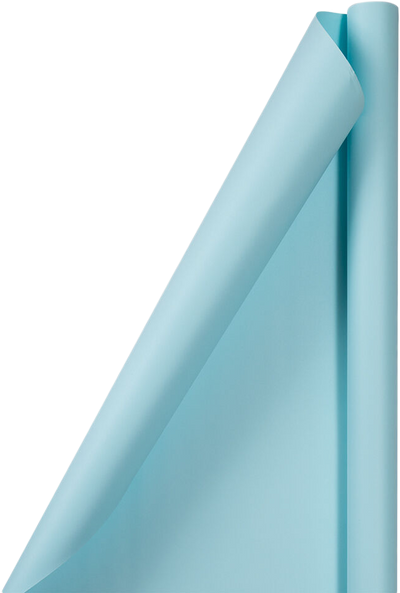 Baby Blue Matte Wrapping Paper (25 Sq Ft)