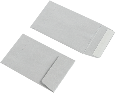 Silver Metallic 32lb #4 Coin Envelopes (3 x 4 1/2)