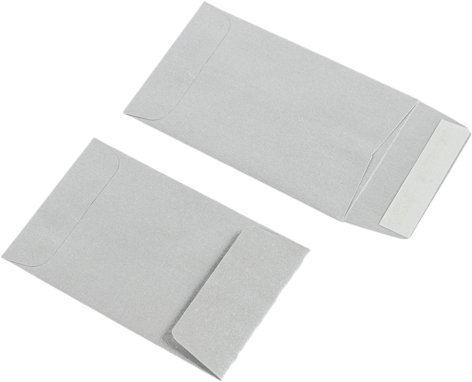 Silver Metallic 32lb #4 Coin Envelopes (3 x 4 1/2)