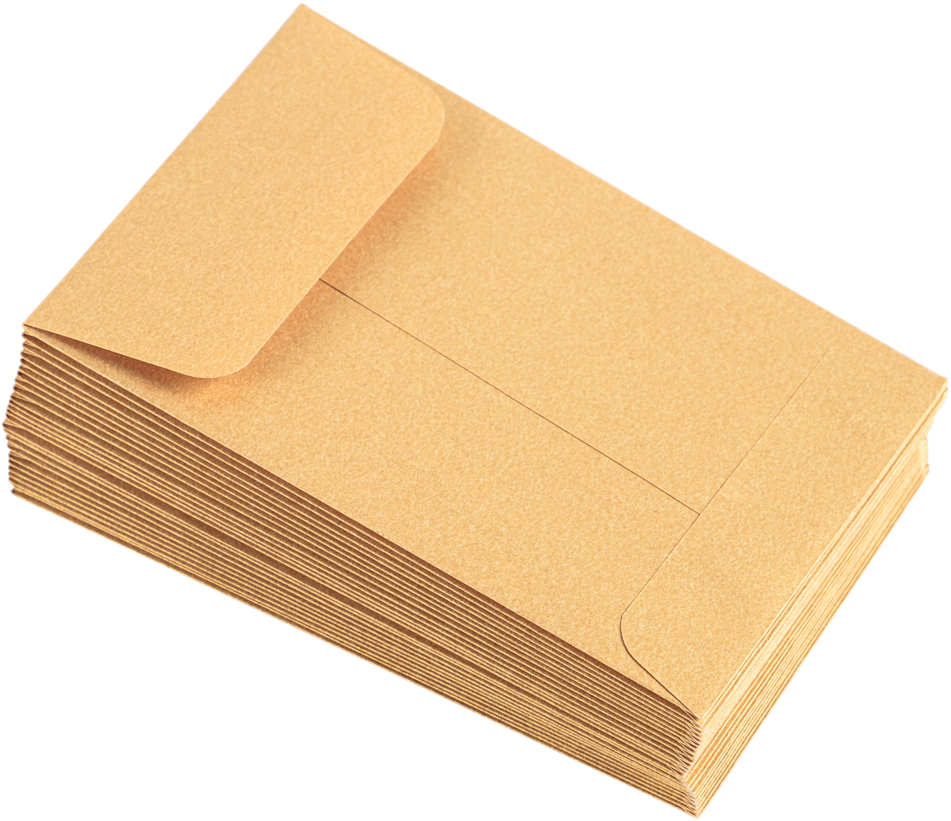 Gold Metallic 32lb #4 Coin Envelopes (3 x 4 1/2)