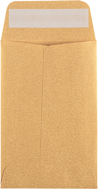 Gold Metallic 32lb #4 Coin Envelopes (3 x 4 1/2)