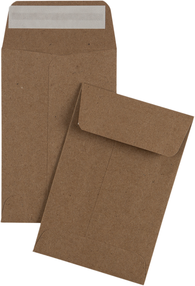 Grocery Bag 28lb #4 Coin Envelopes (3 x 4 1/2)