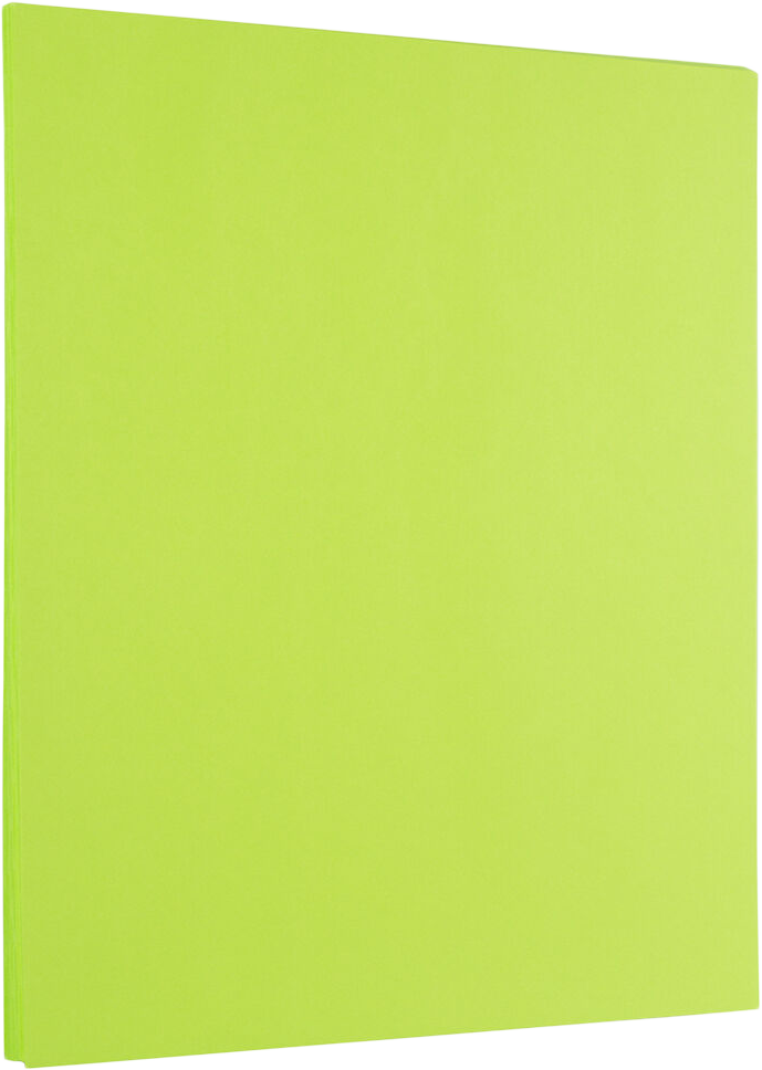 Wasabi Lime Green 24lb 8 1/2 x 11 Paper
