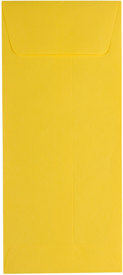 Yellow 24lb #10 Policy Envelopes (4 1/8 x 9 1/2)