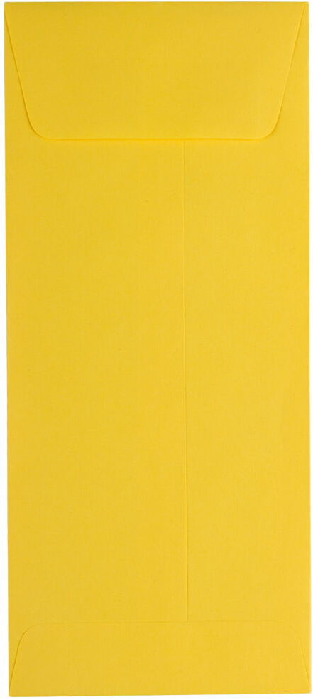 Yellow 24lb #10 Policy Envelopes (4 1/8 x 9 1/2)
