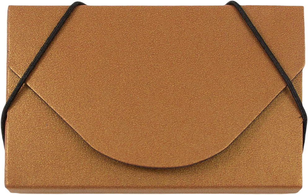 Matte Copper Chipboard Business Card Case - 20 Card Capacity
