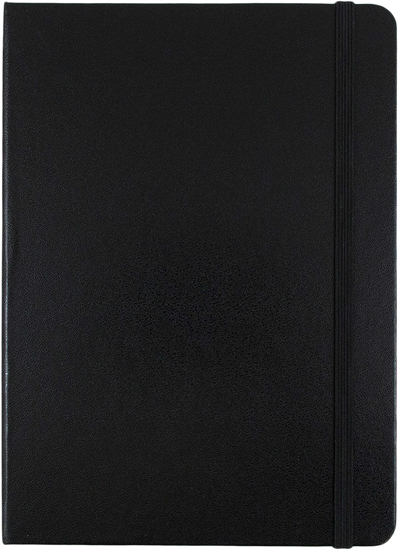 Black Medium 5 x 7 Notebooks (100 Lined Pages)