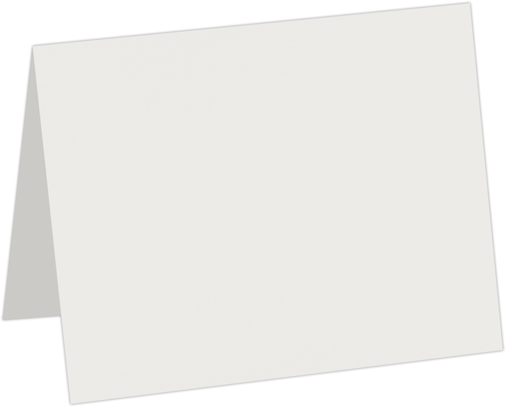 Natural White 100% Cotton 120lb A1 Foldover Cards (3 1/2 x 4 7/8)