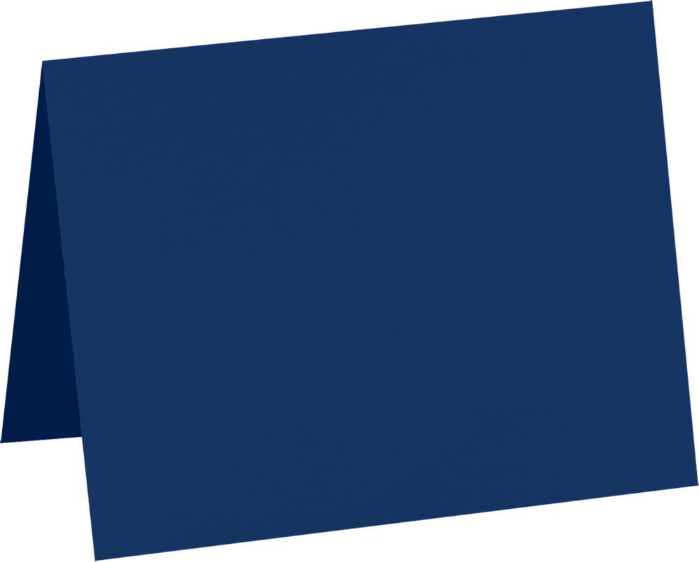 Navy Blue 100lb A1 Foldover Cards (3 1/2 x 4 7/8)