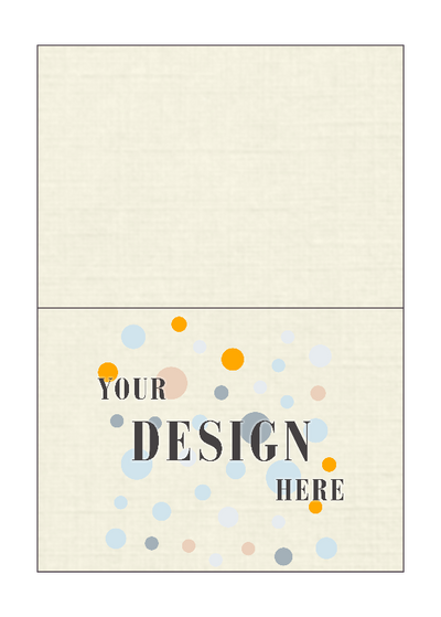 Natural Linen 100lb A1 Foldover Cards (3 1/2 x 4 7/8)