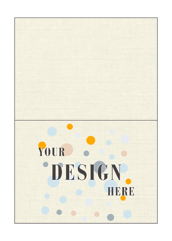 Natural Linen 100lb A1 Foldover Cards (3 1/2 x 4 7/8)