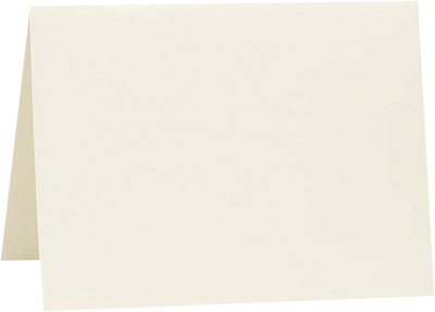 Natural White 100% Cotton 100lb A1 Foldover Cards (3 1/2 x 4 7/8)