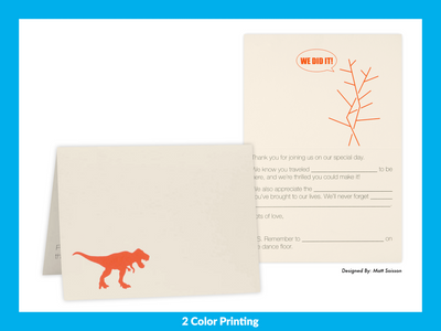 Natural White 100% Cotton 100lb A1 Foldover Cards (3 1/2 x 4 7/8)
