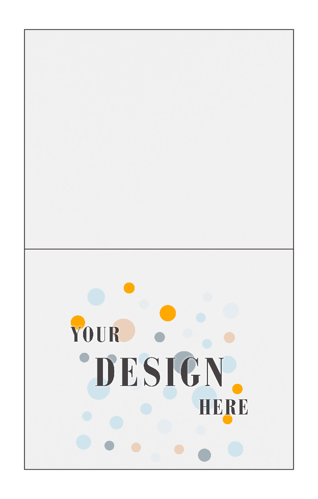 Bright White 100lb A2 Foldover Cards (4 1/4 x 5 1/2)