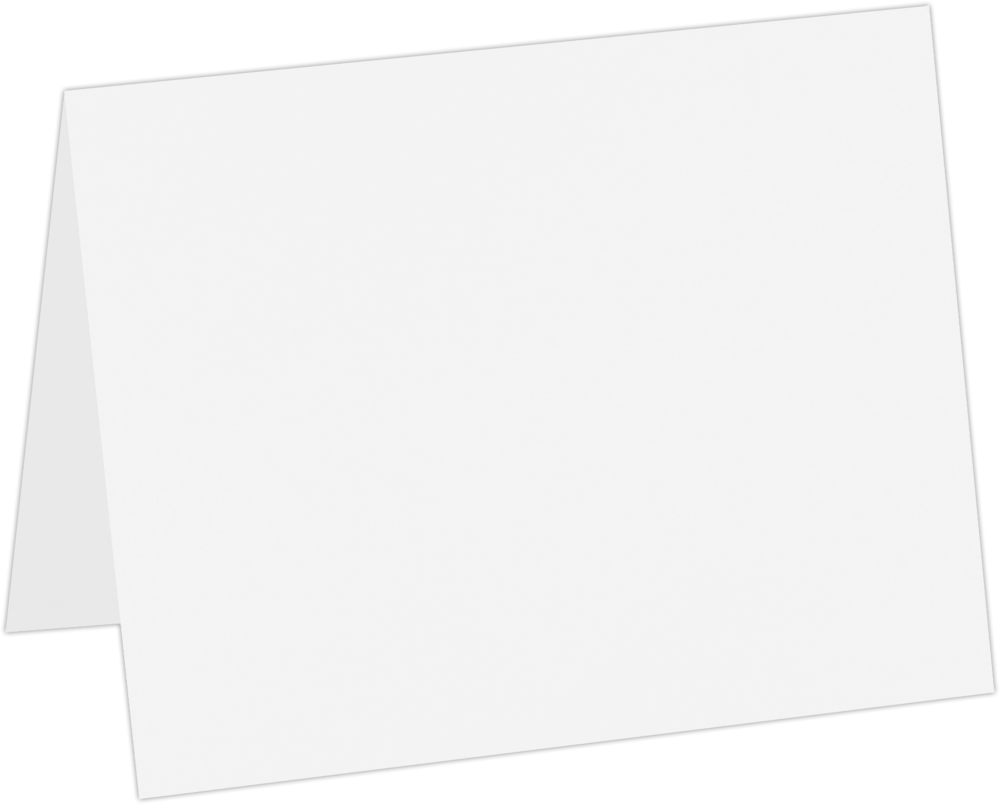 Bright White 100lb A2 Foldover Cards (4 1/4 x 5 1/2)