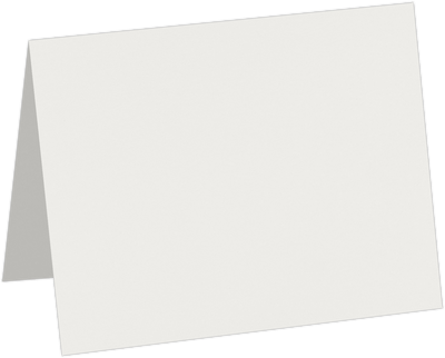 Natural White 100% Cotton 120lb A2 Foldover Cards (4 1/4 x 5 1/2)