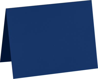 Navy Blue 100lb A2 Foldover Cards (4 1/4 x 5 1/2)