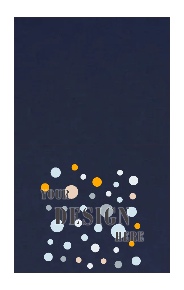 Navy Blue 100lb A2 Foldover Cards (4 1/4 x 5 1/2)