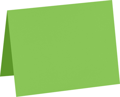 Limelight Green 100lb A2 Foldover Cards (4 1/4 x 5 1/2)