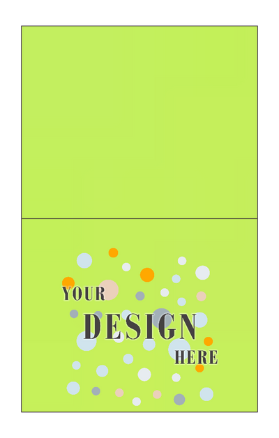 Wasabi Lime Green 100lb A2 Foldover Cards (4 1/4 x 5 1/2)