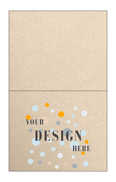Light Brown Taupe Metallic 100lb A2 Foldover Cards (4 1/4 x 5 1/2)