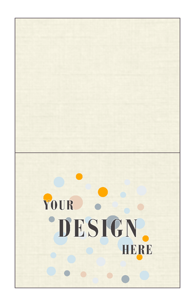 Natural Linen 100lb A2 Foldover Cards (4 1/4 x 5 1/2)