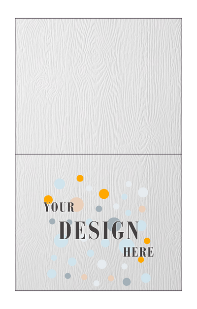White Recycled 80lb A2 Foldover Cards (4 1/4 x 5 1/2)