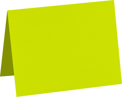 Wasabi Lime Green 100lb A2 Foldover Cards (4 1/4 x 5 1/2)