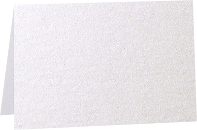 Crystal White Metallic 100lb A2 Foldover Cards (4 1/4 x 5 1/2)