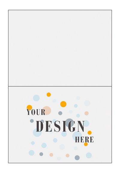Bright White 100lb A6 Foldover Cards (4 5/8 x 6 1/4)