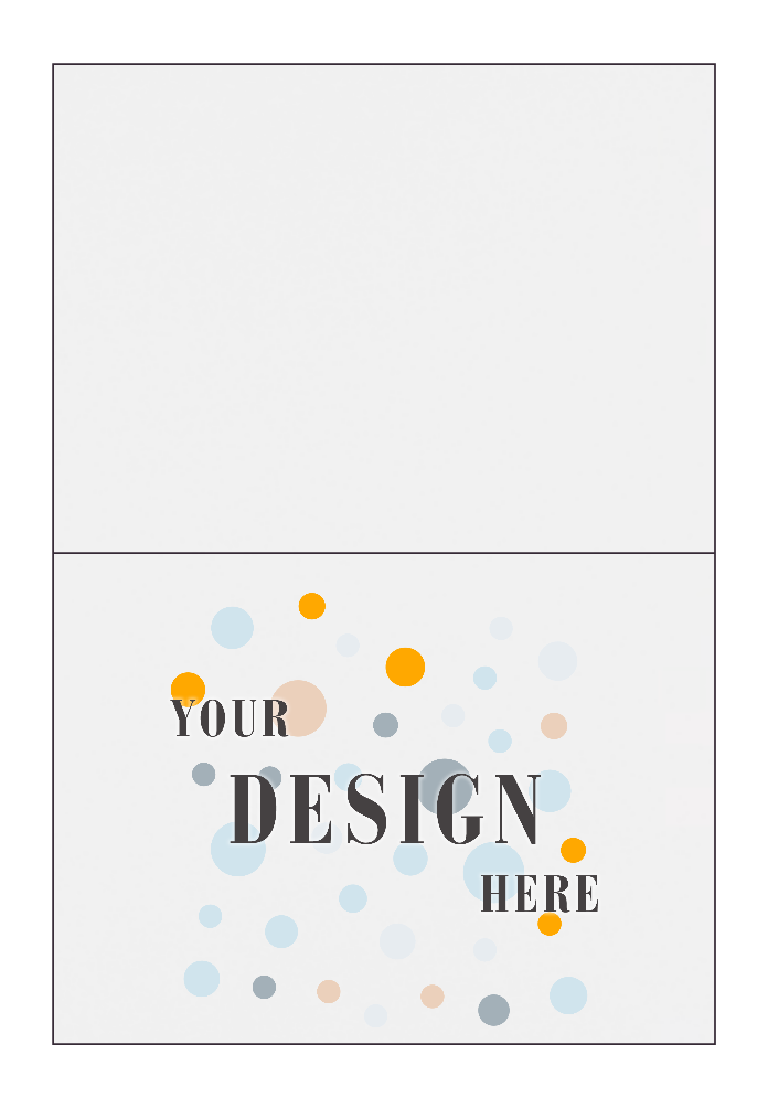 Bright White 100lb A6 Foldover Cards (4 5/8 x 6 1/4)