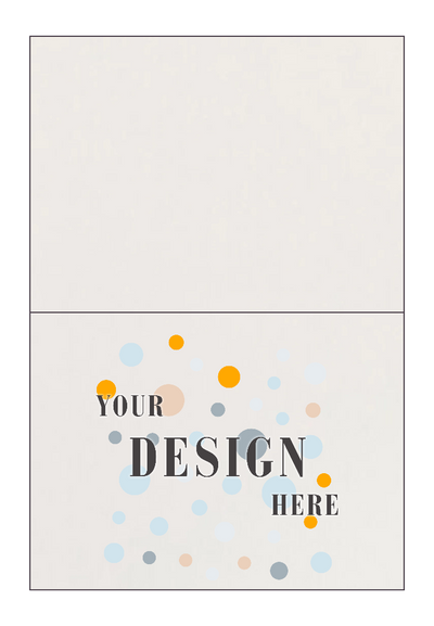 White 130lb A6 Foldover Cards (4 5/8 x 6 1/4)