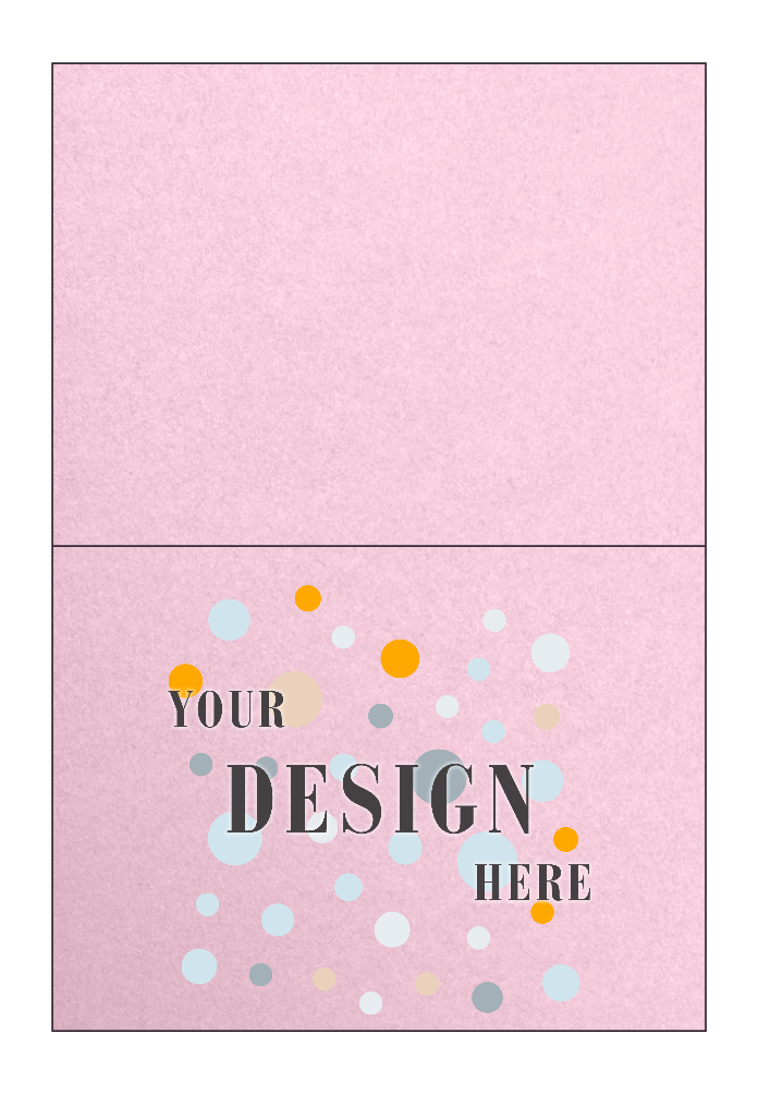 Champagne Ivory Metallic 100lb A6 Foldover Cards (4 5/8 x 6 1/4)