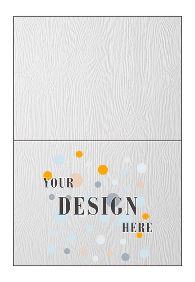 Natural White Recycled 80lb A6 Foldover Cards (4 5/8 x 6 1/4)