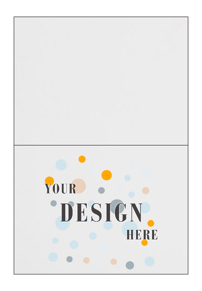 White Linen 100lb A6 Foldover Cards (4 5/8 x 6 1/4)