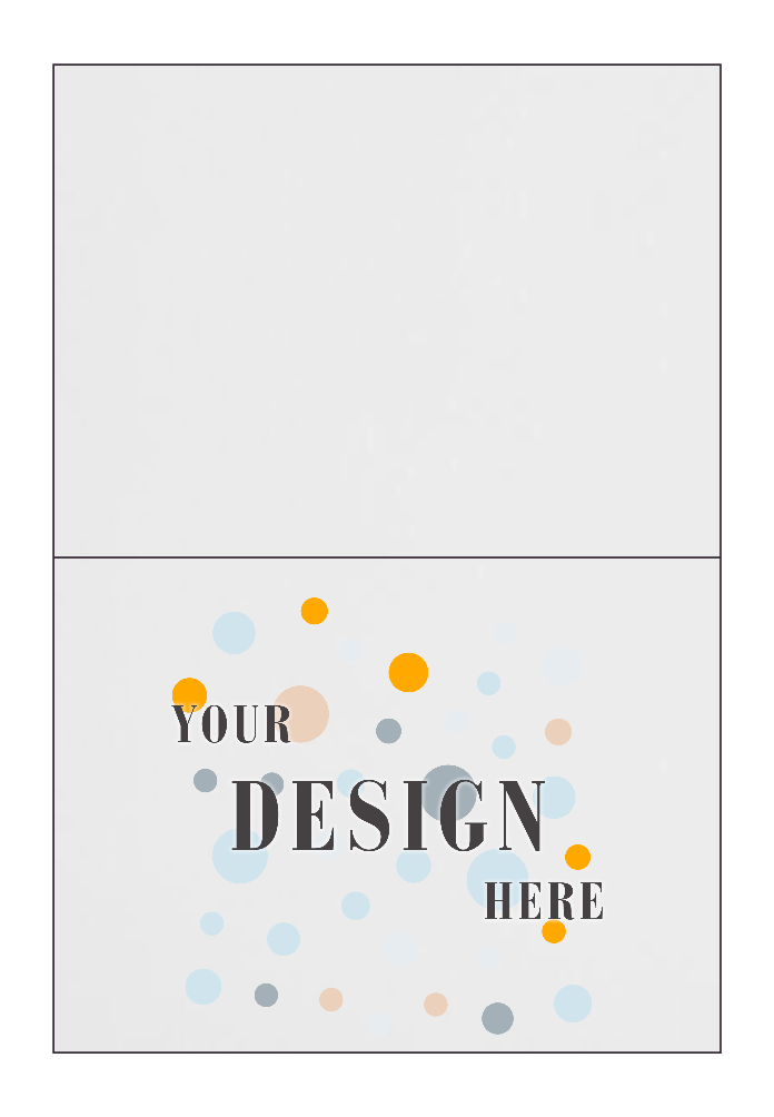 White Linen 100lb A6 Foldover Cards (4 5/8 x 6 1/4)