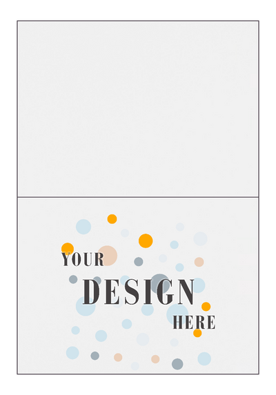 Bright White 100lb A7 Foldover Cards (5 1/8 x 7)